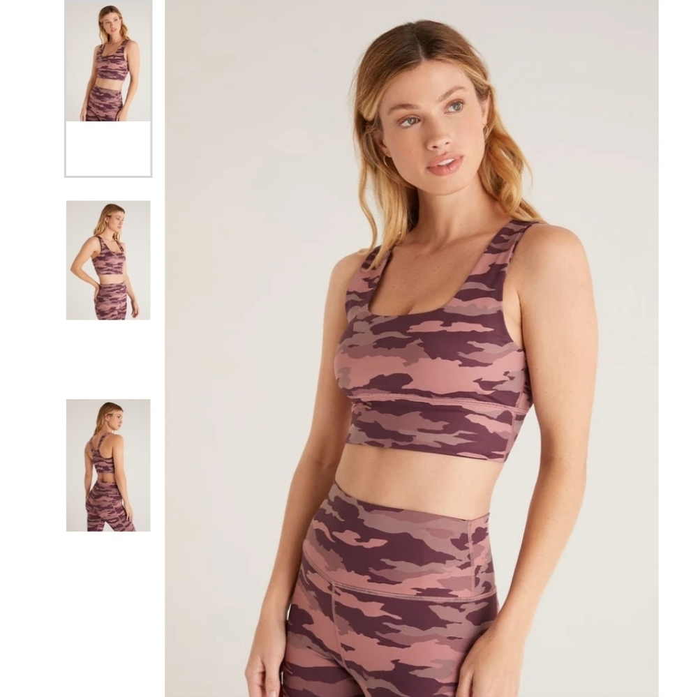 NWT Z Supply Cloud Camo Athleisure set sz Small